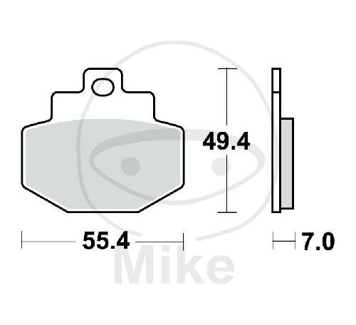 TRW brake pads standard MCB727