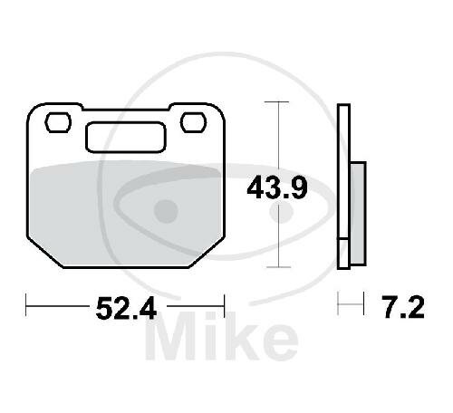 TRW brake pads standard MCB556