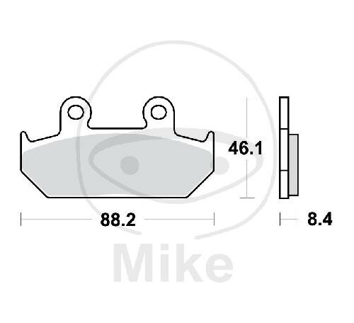 TRW brake pads standard MCB571