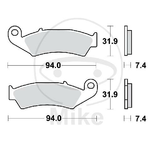 TRW Bremsklötze Standard MCB574