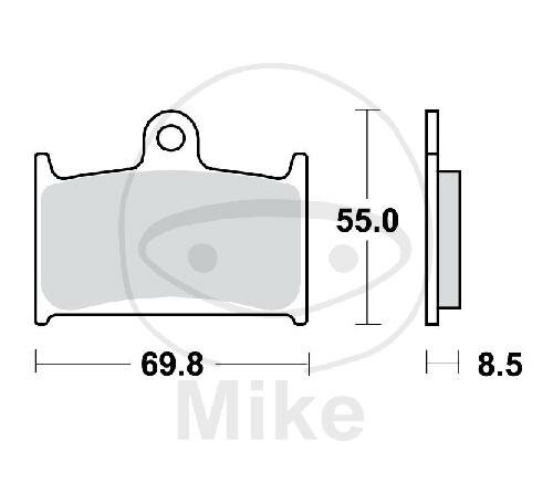 TRW brake pads standard MCB595
