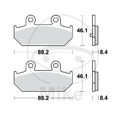 Pastiglie freno TRW Standard MCB751