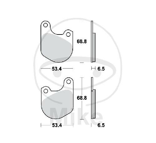 Pastiglie freno TRW Standard MCB511