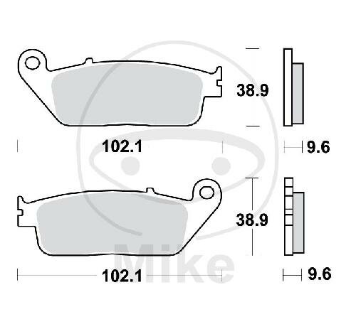 TRW Plaquettes de frein standard MCB599