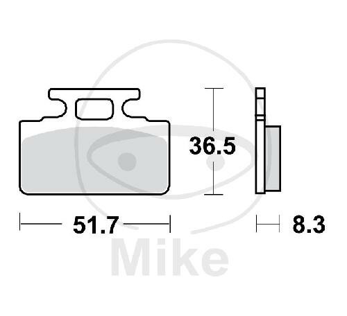 TRW brake pads standard MCB589