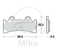 TRW Plaquettes de frein standard MCB656