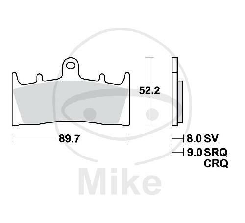 TRW Plaquettes de frein standard MCB659