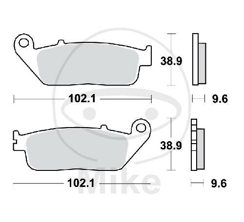 TRW Plaquettes de frein standard MCB677