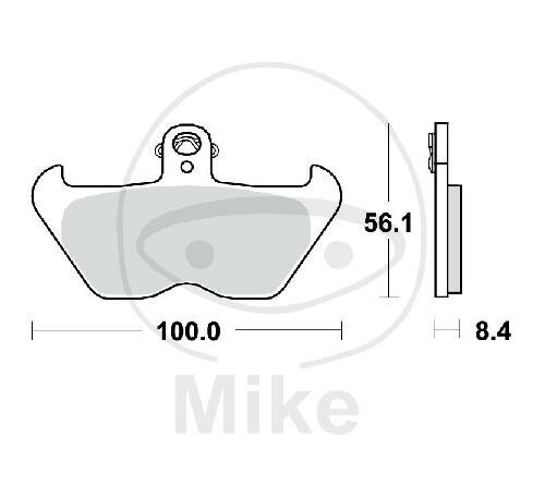 TRW brake pads standard MCB680