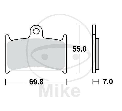 TRW Plaquettes de frein standard MCB690