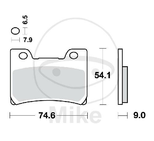 TRW Brake pad set sinter front MCB642SV