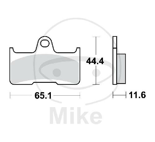 TRW Brake pad set Sinter SI MCB756SI