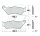 TRW Brake pad set sinter rear MCB671SH