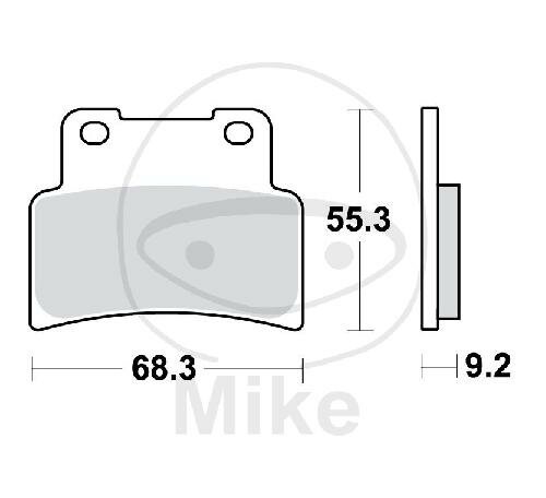 TRW Brake pad set sinter front MCB785SV