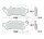 TRW Brake pad set sinter rear MCB840SH