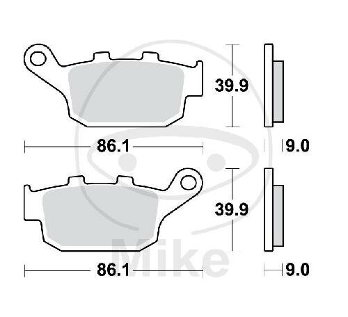 Pastiglie freno TRW standard MCB841