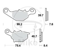 TRW Bremsklotz Satz Standard Offroad MCB679EC