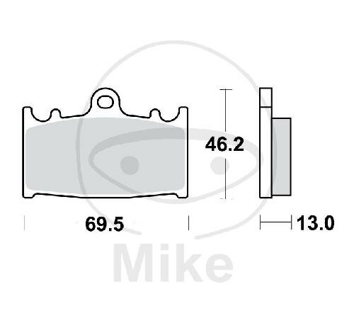 TRW brake pads standard MCB741