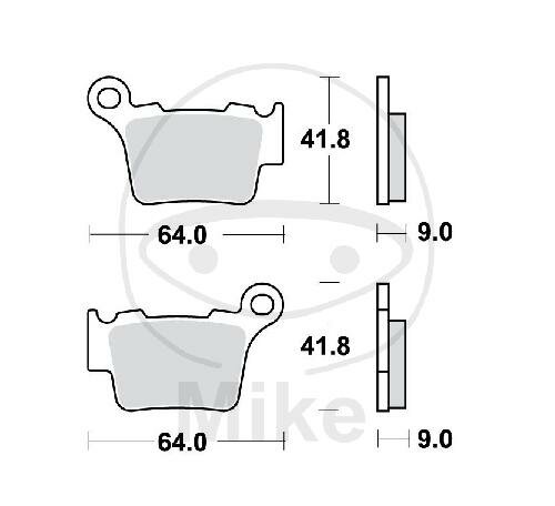 TRW Bremsklotz Satz Standard Offroad MCB743EC