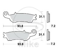 Set di pastiglie freno TRW Standard Offroad MCB791EC