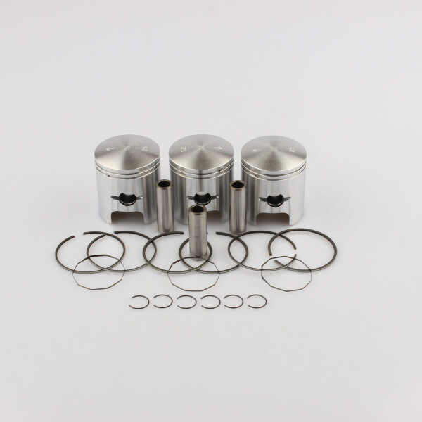 Piston set complete oversize 0.25 mm for Kawasaki H1 500 H1 500 Mach 3