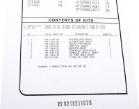 Engine gasket set complete for Yamaha DT 250 MX (1R7) 77-82