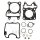 Set di guarnizioni per cilindri ATH per Honda SH 125 ANC Mode # 2014-2016