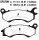 EBC Scooter brake pad set organic SFA709