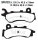 EBC Scooter brake pad set organic SFA723