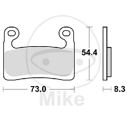 TRW Brake pad set Sinter TRQ MCB901TRQ