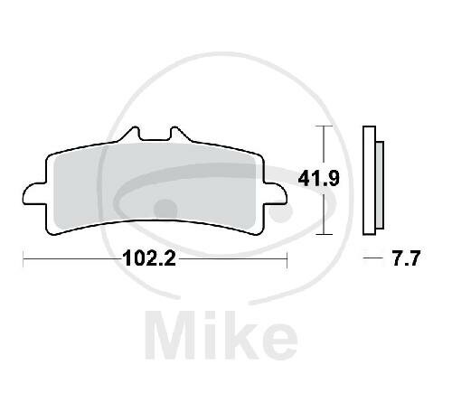 TRW Brake pad set Sinter TRQ MCB792TRQ