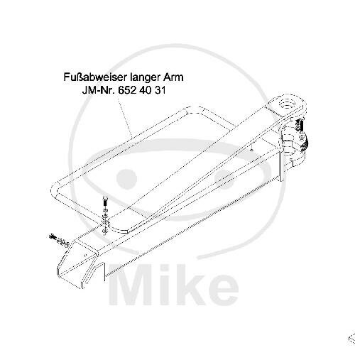 FUSSABWEISER LANGER ARM JMP FOX 4000 H