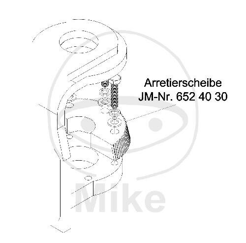 ARRETIERSCHEIBE JMP FOX 4000 H