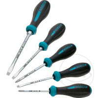 HAZET screwdriver set slot phillips 5 pieces