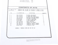 Ensemble complet de joints moteur pour für Yamaha XT 250 (3Y3) 84-90