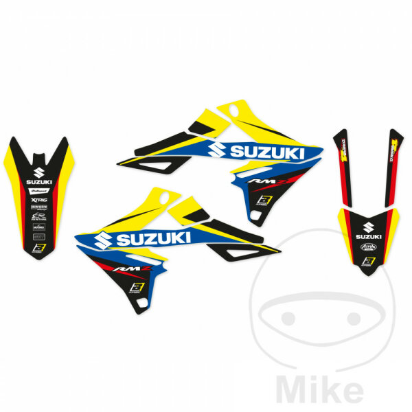 Juego de pegatinas completo BBR Dream 4 para Suzuki RM-Z 250 19-21 RM-Z 450 18-21