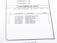 Motor Dichtsatz Dichtungssatz komplett für Yamaha XT 550 (5Y3) 82-83