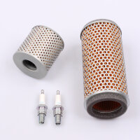 Air Filter Oil Filter Spark Plugs Set for Kawasaki Z 750...