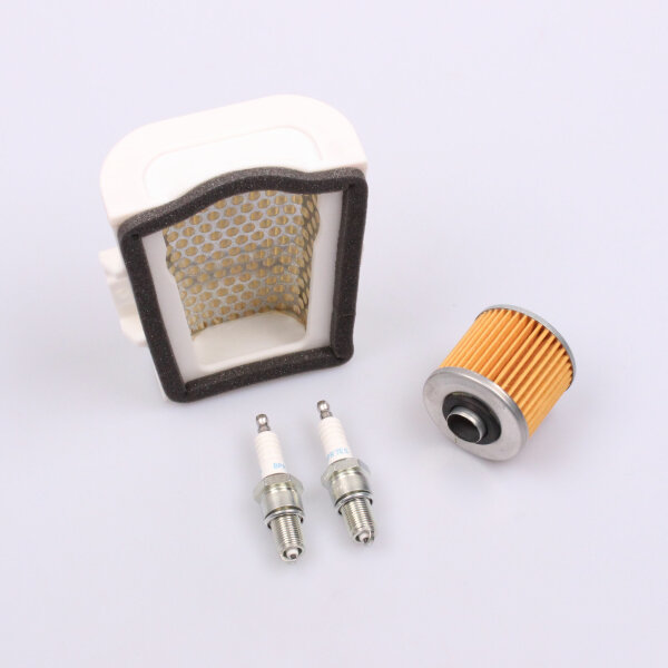 Air Filter Oil Filter Spark Plugs Maintenance Set f. Yamaha XV 1100 Virago 89-99