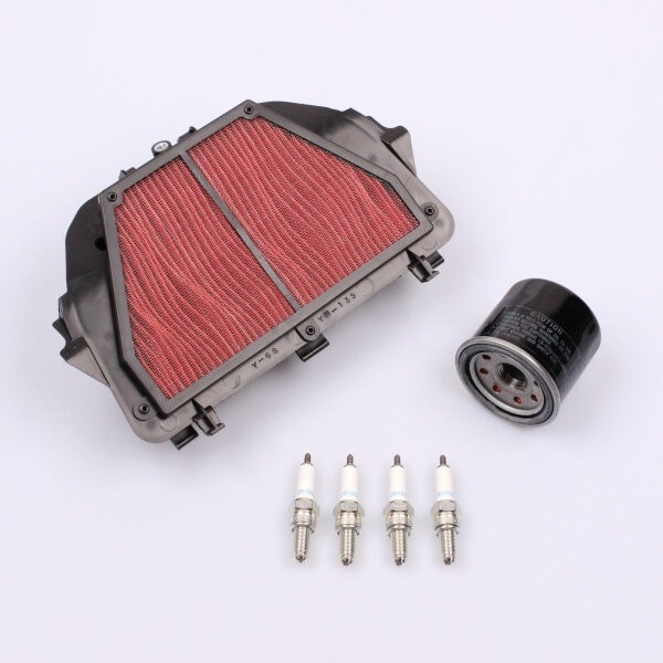 Luftfilter Ölfilter Zündkerzen Wartung Set für Yamaha YZF-R6 600 # 08-20