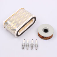 Air Filter Oil Filter Spark Plugs Set for Yamaha VMX-12...