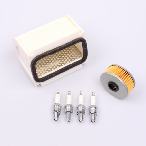 Air Filter Oil Filter Spark Plugs Set for Yamaha XJ 750 84-85 # XJ 900 83-94