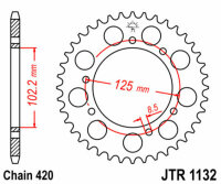 DID/JT Kettensatz 420NZ3 SDH 11/53 passend für Senda 50 R /SM DRD Racing 07-08