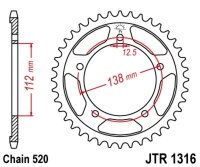 Kit de cadena DID/JT 520VX3 15/41 adecuado para Honda CBR 500 R ABS 13-20