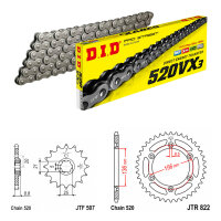 DID/JT Chain Kit 520VX3 15/48 suitable for Husqvarna WR...