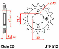 DID/JT Chain Kit 520VX3 15/45 suitable for Kawasaki ZXR 400 H 1990