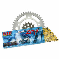 Kit de cadena DID/JT 520ZVM-X 15/48 apto p. KTM Rally 450...