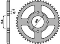 Kit catena DID/PBR 420NZ3 SDH 13/37 adatto per Yamaha TT-R 50 E 07-22