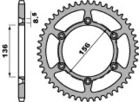 Kit catena DID/PBR 520VX3 14/50 adatto per Beta RR 400 Enduro 05-09