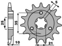 Kit chaîne DID/PBR 520VX3 15/43 adapté pour Cagiva River 600 95-97